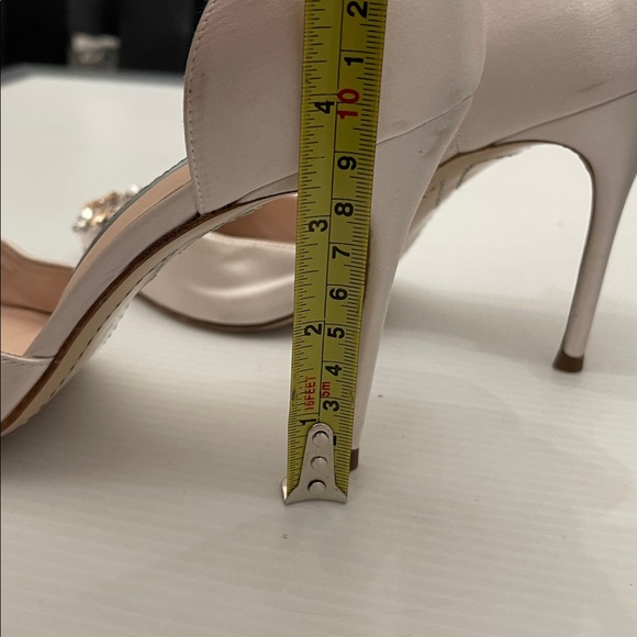 SOPHIA WEBSTER LIGHT PINK SATIN MARGAUX D’ORSAY PUMP HELLS SHOES WOMENS S 37.5